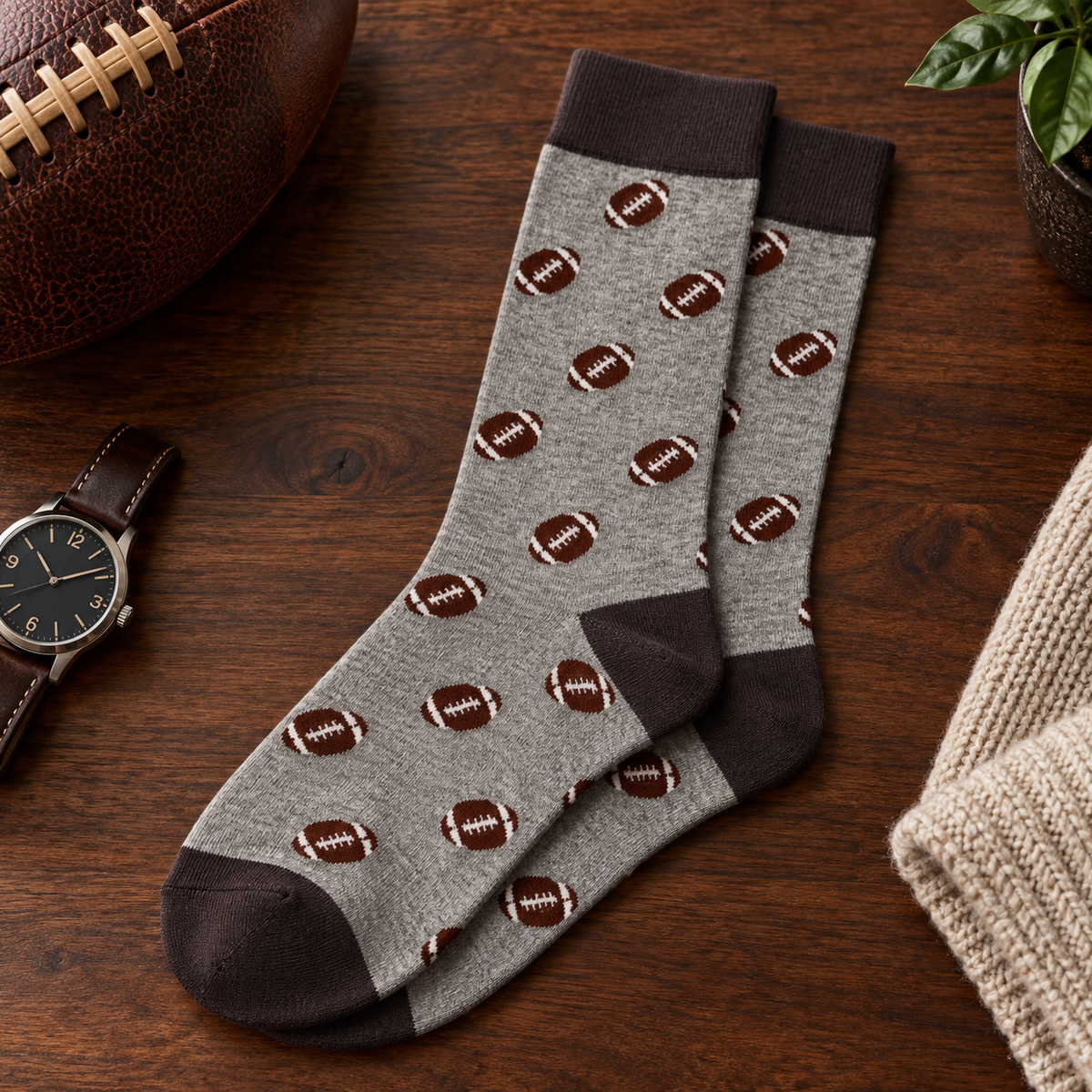 Men's Football Season Socks