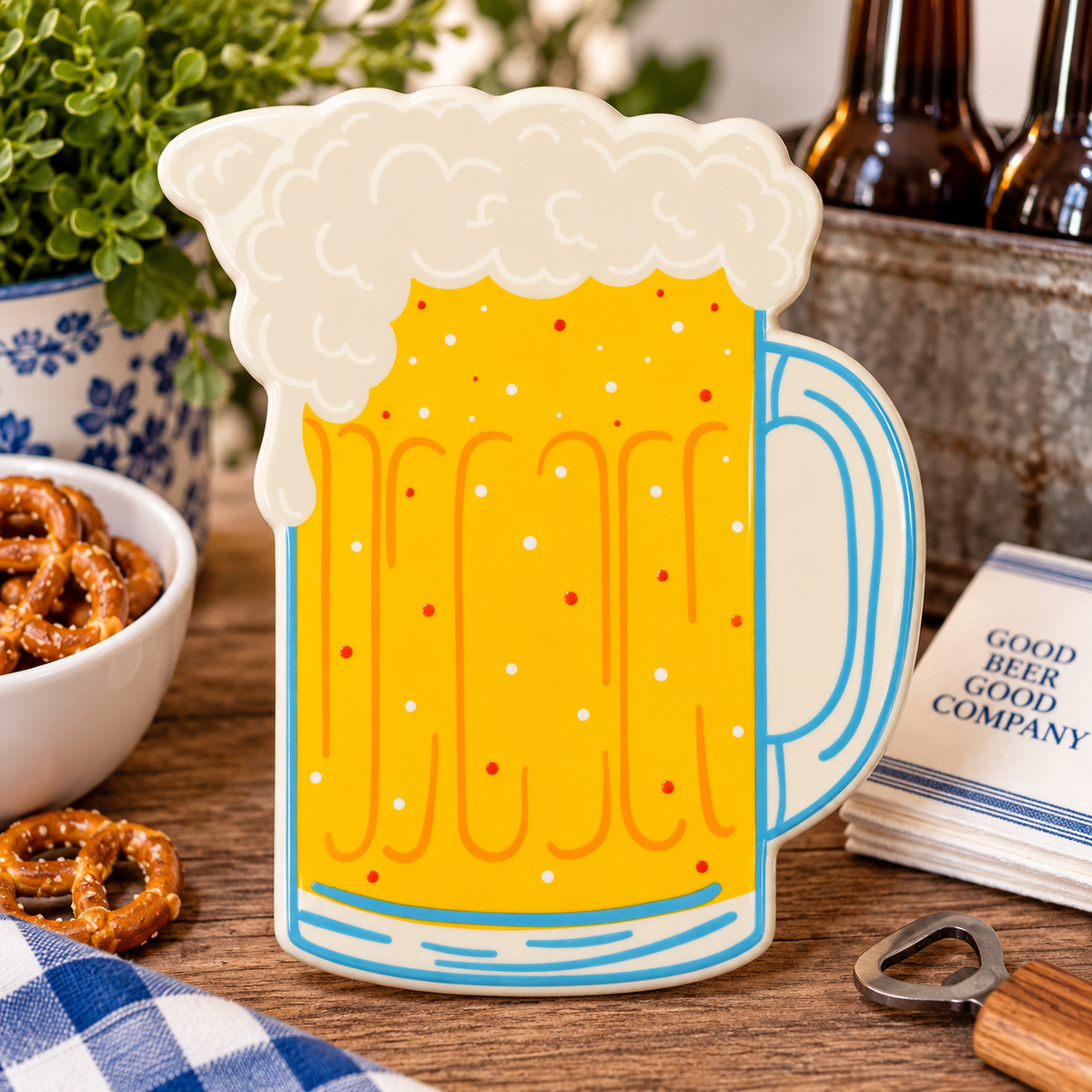 Beer Mug | Large & Mini | Happy Everything Attachment