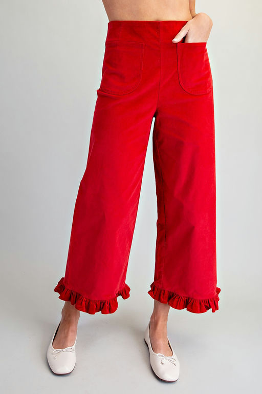 Southern Charm Ruffle Pants