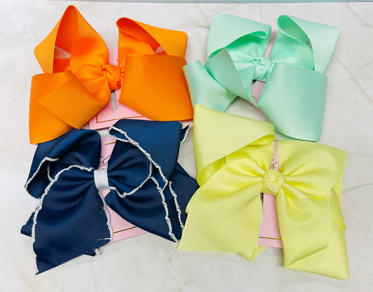 Oversized Grosgrain Hair Bow