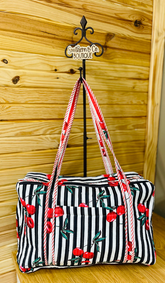 Sweet Cherry Stripes | Monogram Me