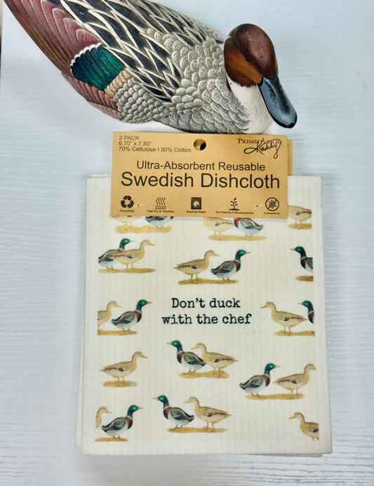 Don't Duck with the Chef | Swedish Dishcloth