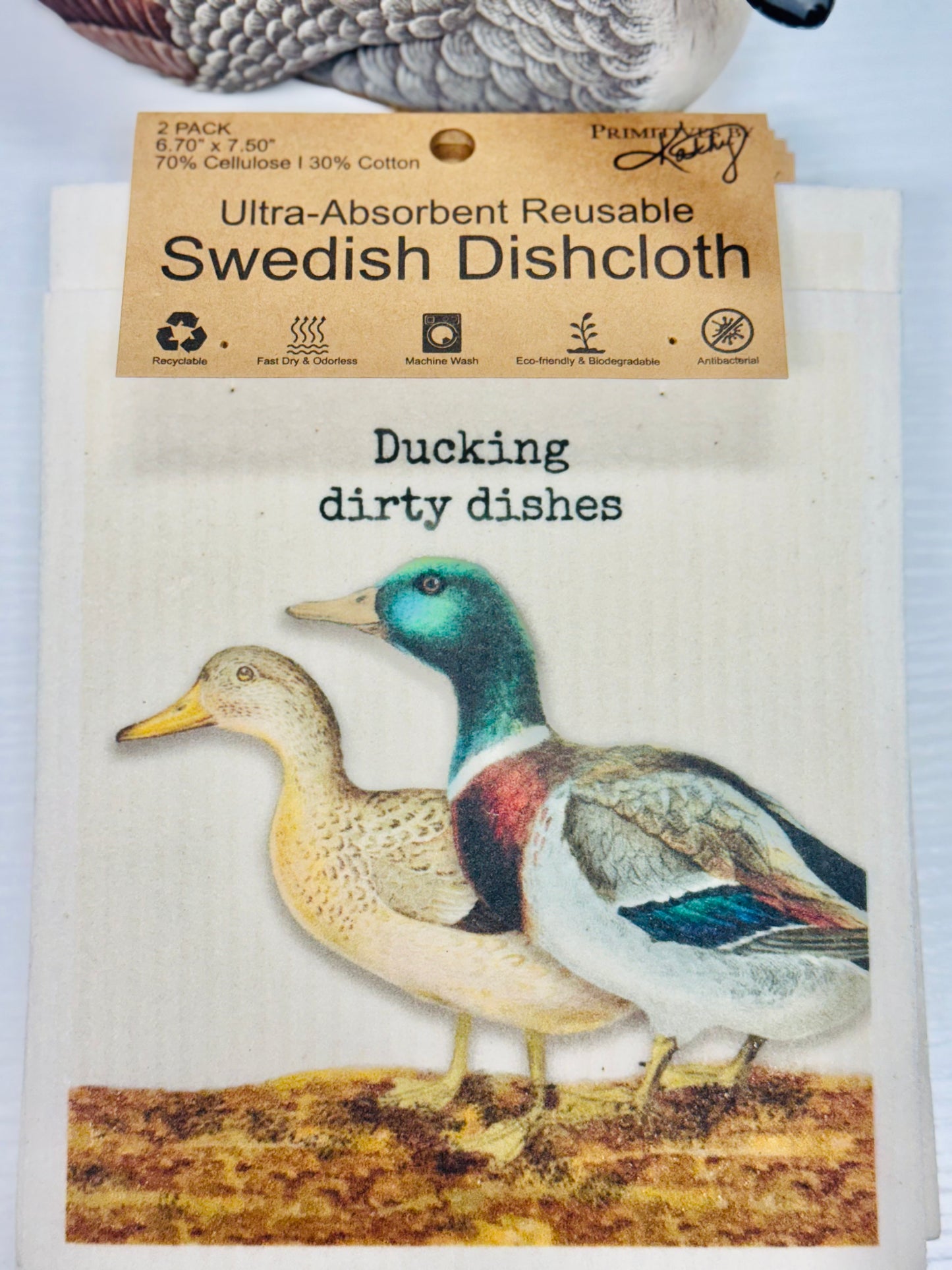 Don't Duck with the Chef | Swedish Dishcloth