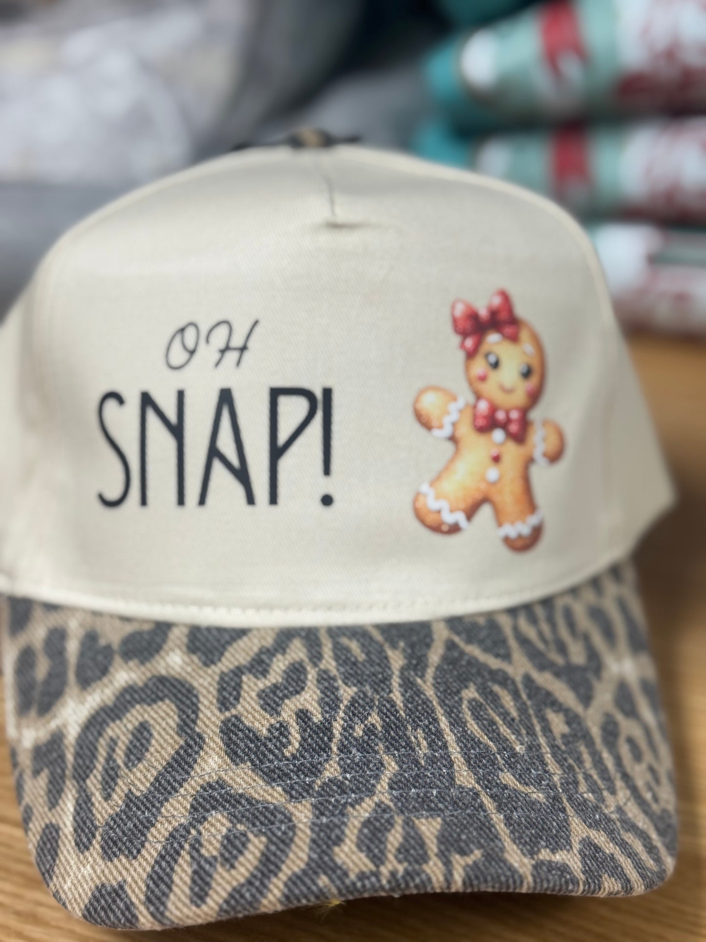 Oh Snap! Gingerbread Man Hat