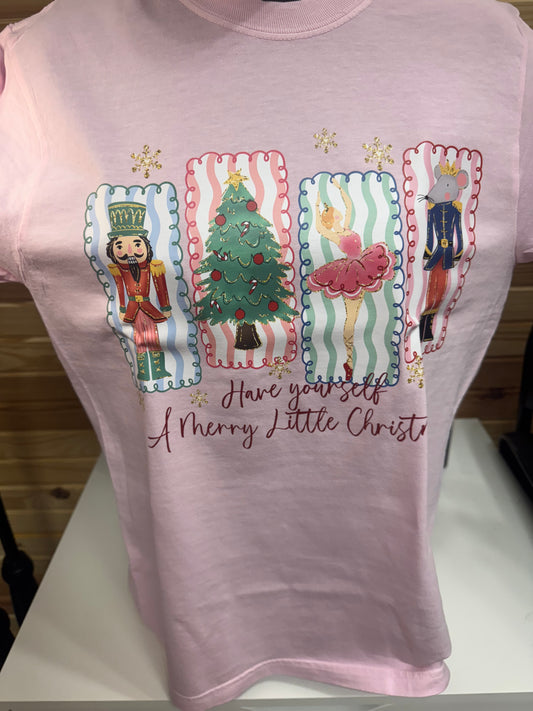 Pretty Pink Nutcracker Tee