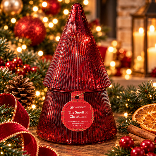 The Smell of Christmas® - Plaid Tree Glass Candle