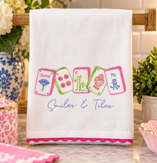 Smiles and Tiles Hand Towel | Royal Standard