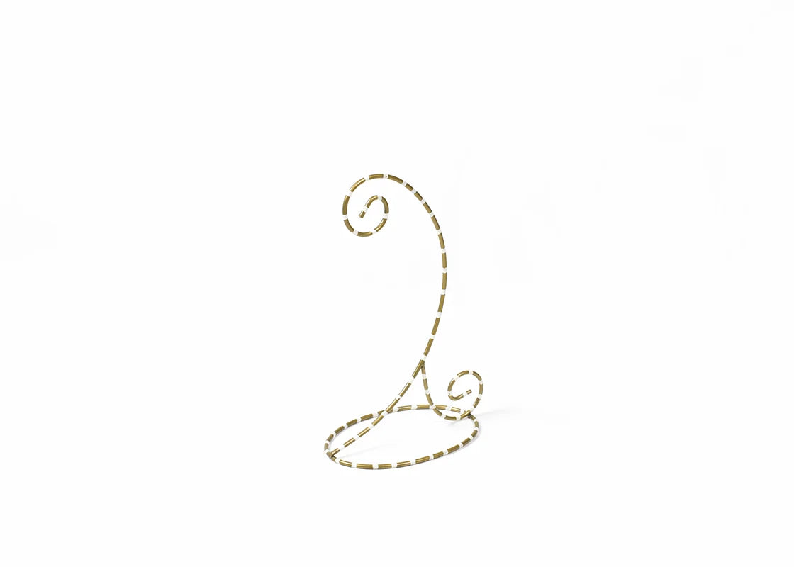 Gold and White Ornament Stand