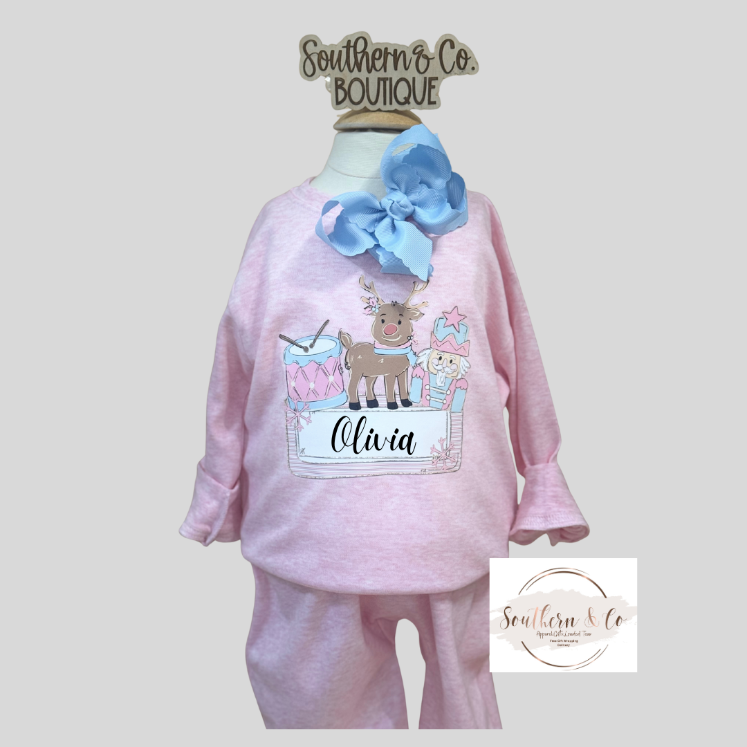 Blush Reindeer Dreams Set| Personalize Me
