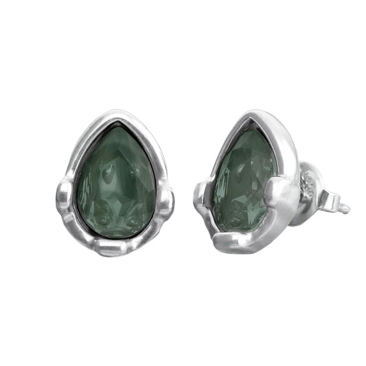 Presagio Earring | Green | Silver