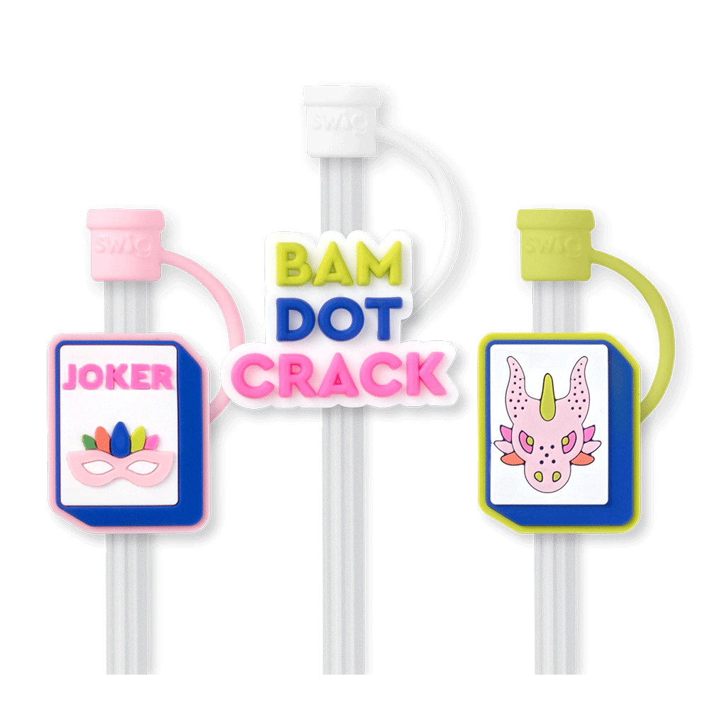 Mahjong Straw + Topper Set | Swig