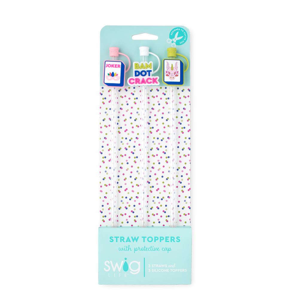 Mahjong Straw + Topper Set | Swig