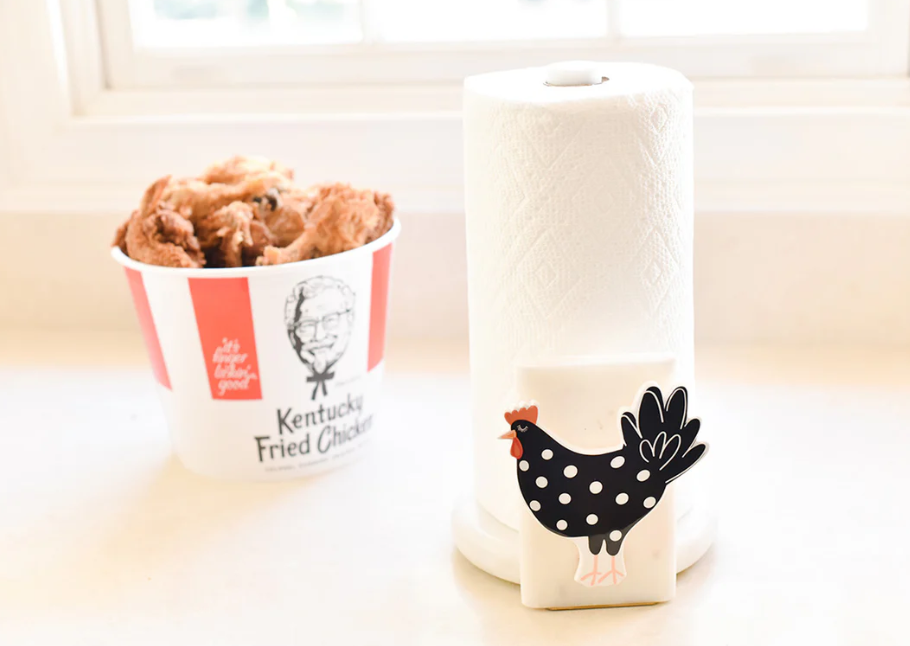 Happy Everything! Marble Paper Towel Holder