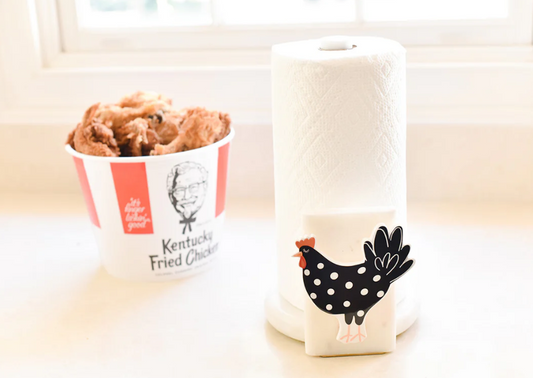 Happy Everything! Marble Paper Towel Holder