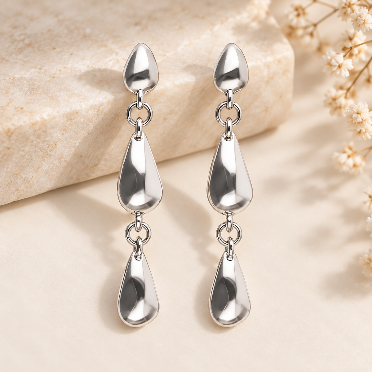 Medula Earrings | Silver
