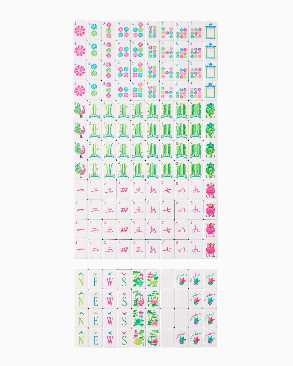 Glow Wild Mahjong Tiles | Oh My Mahjong