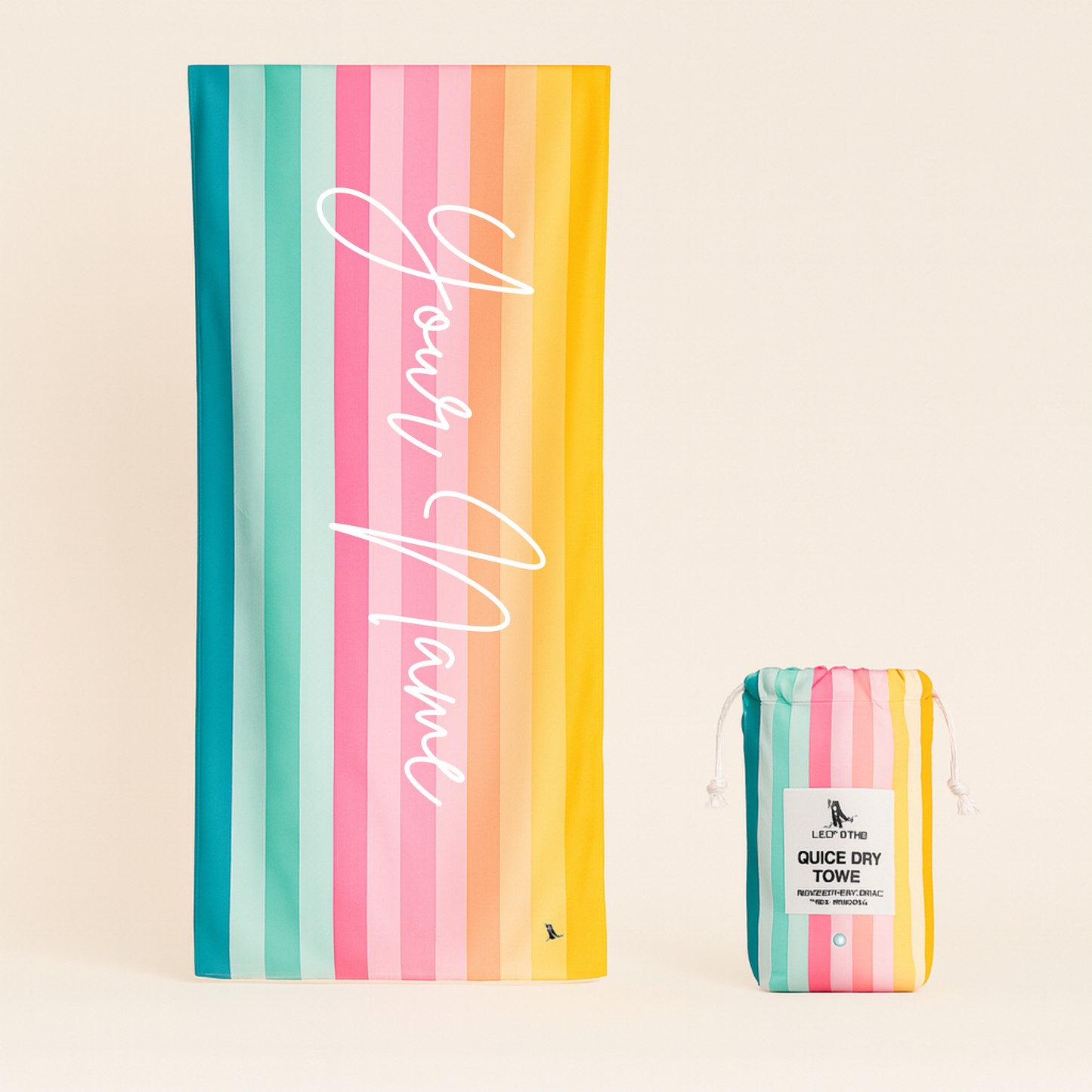 Coastal Candy Beach Towel