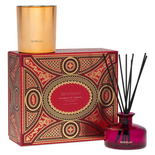 CRANBERRY ST. GERMAIN CANDLE & DIFFUSER GIFT SET | Archipelago