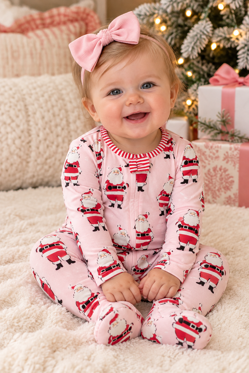 Glow in the Dark Santa | Mud Pie Sleeper