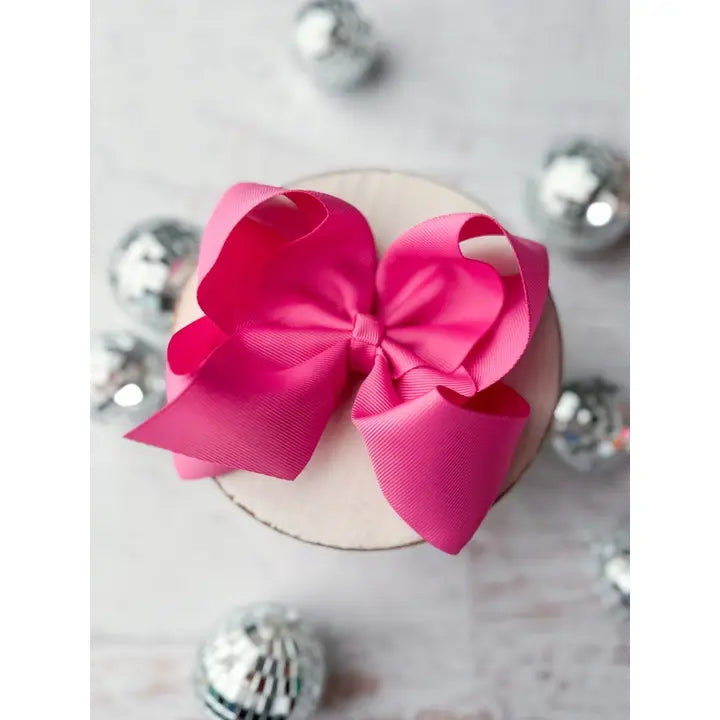 Large Hair Bow | 5.5 Inch Alligator Clip