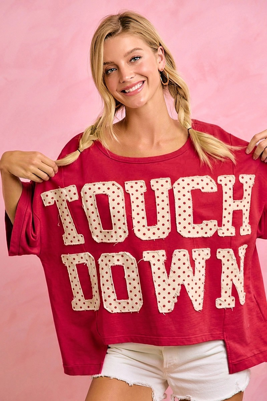 Touch Down Applique Top