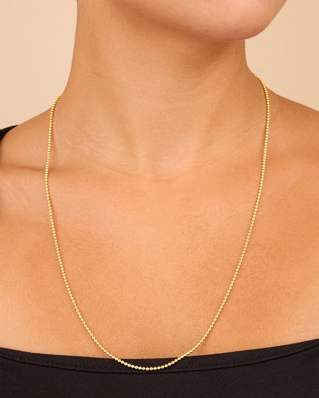 Basia Danity Beaded Necklace | 16-18