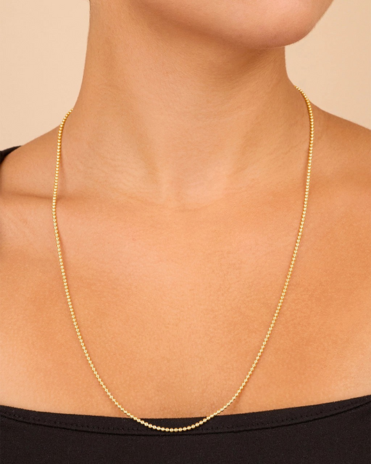 Basia Danity Beaded Necklace | 16-18