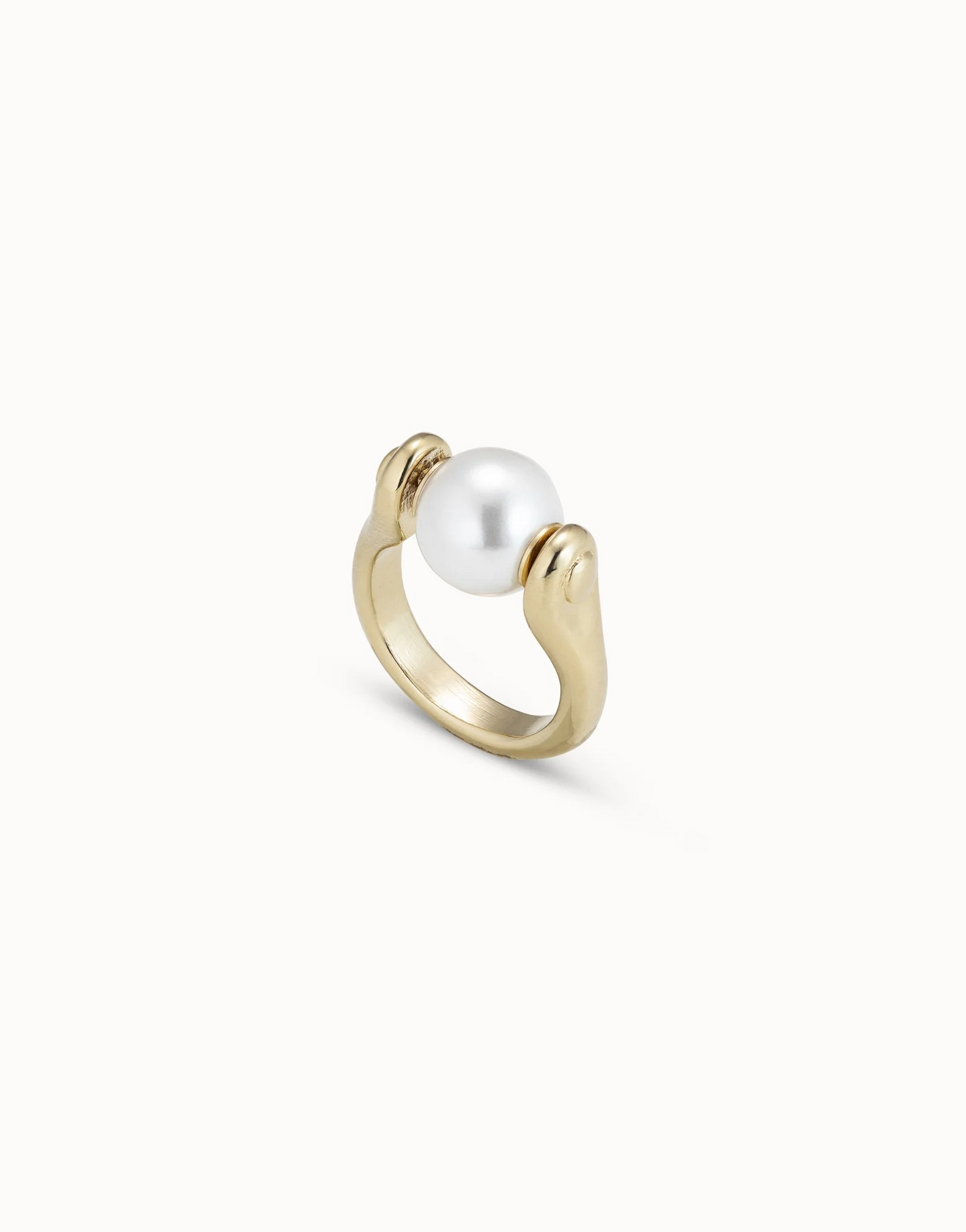 Full Pearl Moon Ring