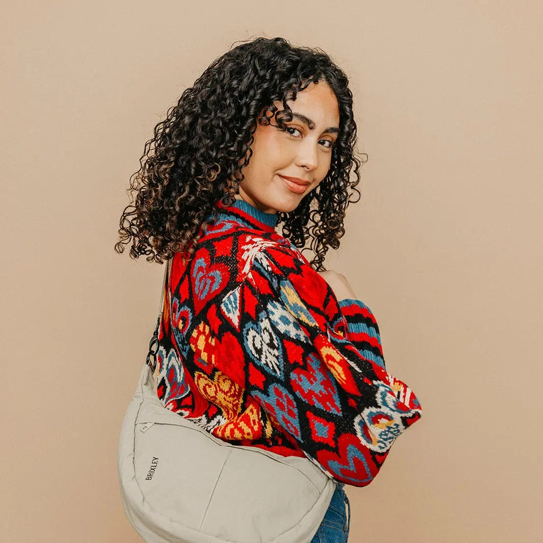 Sand Crescent Crossbody | Brixley