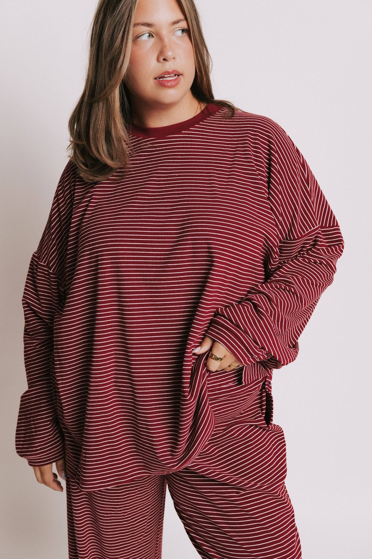 Cozy In Crimson Top