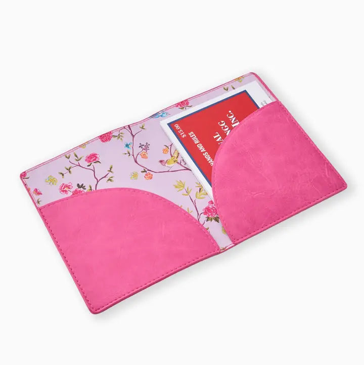 Hot Pink Mahjong Card Folio | Oh My Mahjong