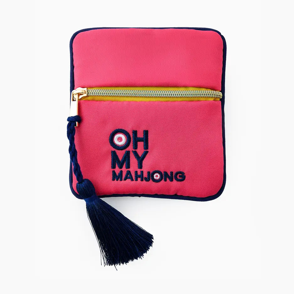Pink Dice + Coin Bag | Oh My Mahjong