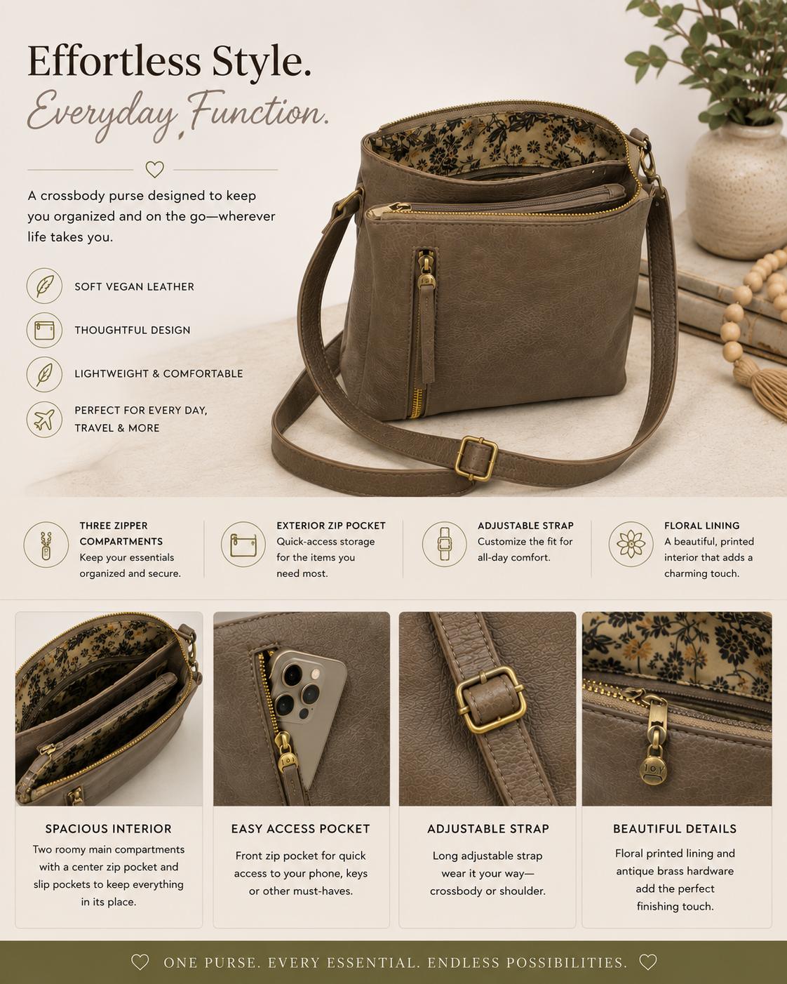 Everyday Crossbody Purse