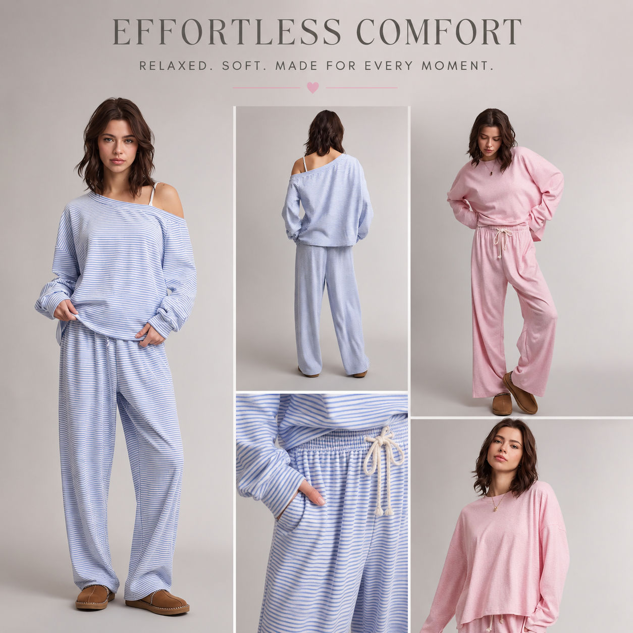 Everyday Stripe Lounge Set