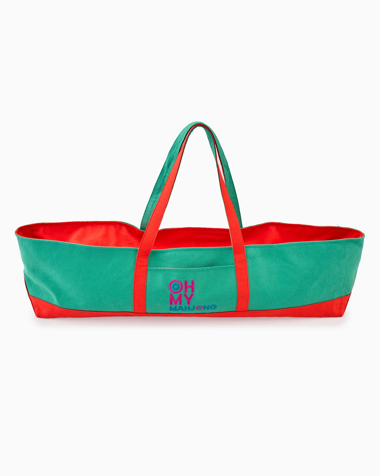 Teal Mat Mahjong Storage Bag
