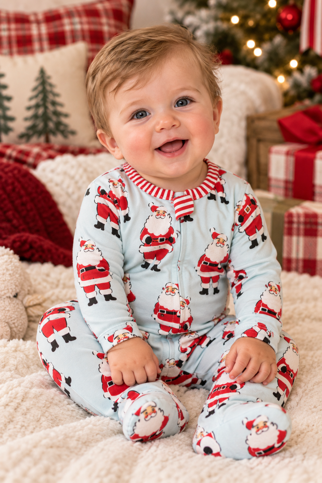 Glow in the Dark Santa | Mud Pie Sleeper