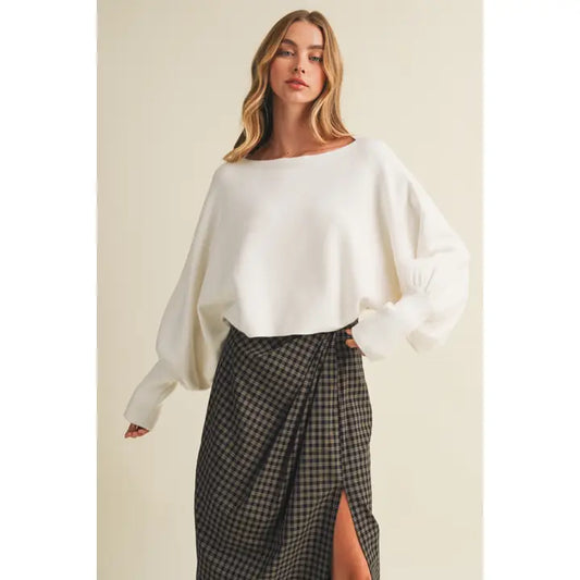 The Eloise Ivory Sweater