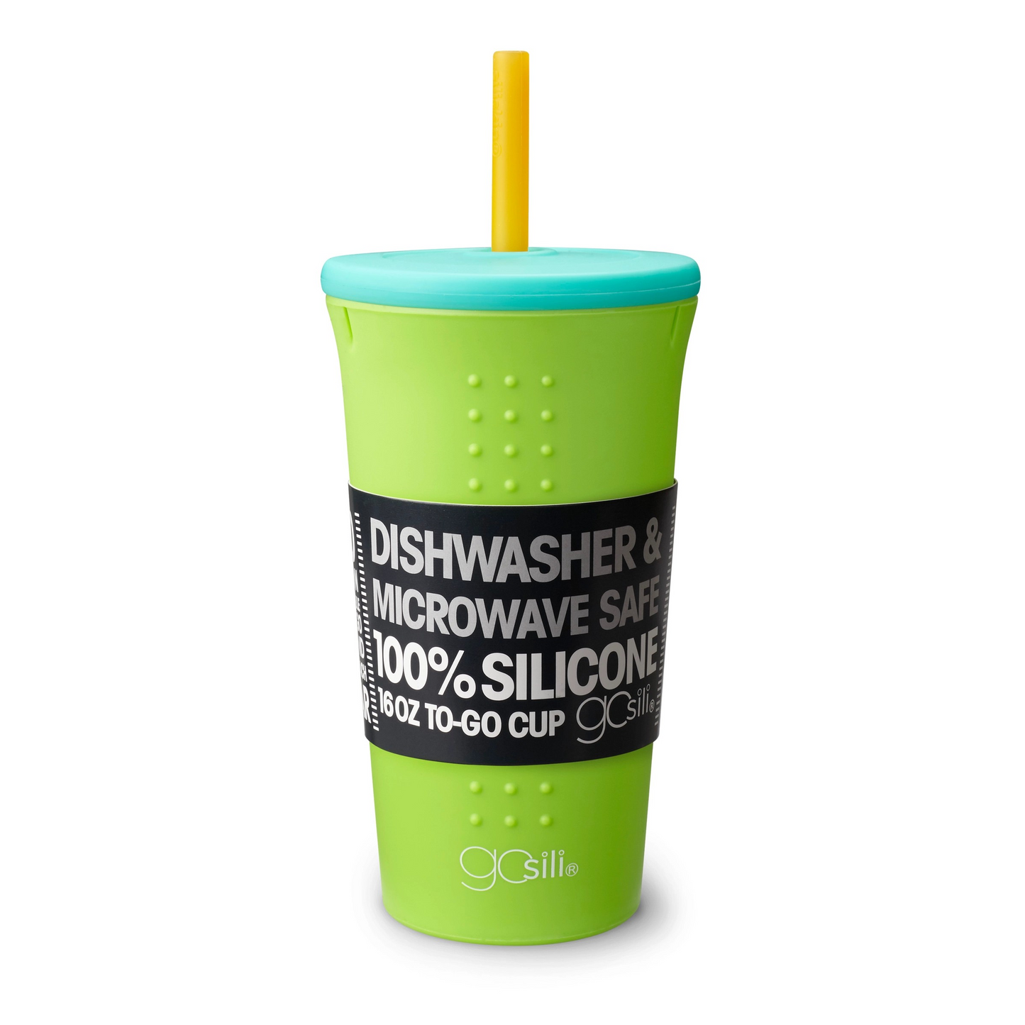 16 oz Silicone Straw Cup