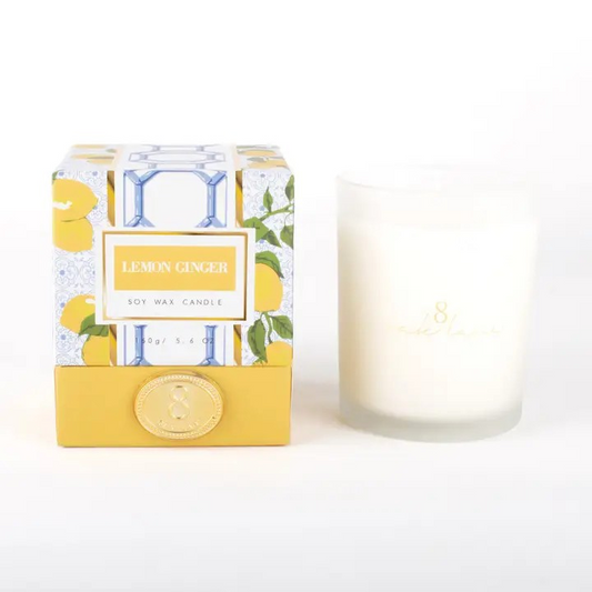 Lemon Ginger Soy Wax Candle