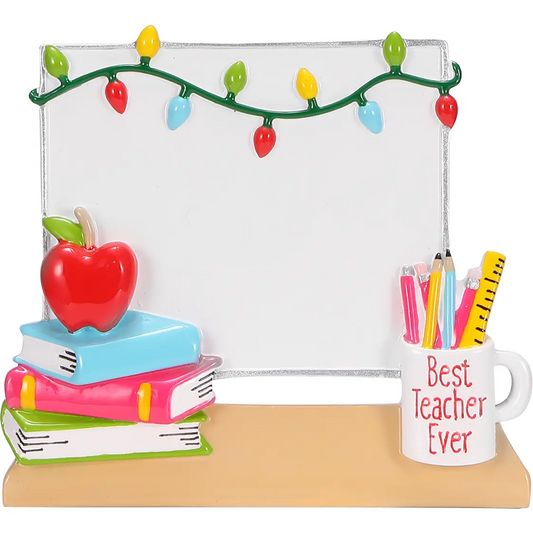 Best Teacher Ever | Personalized Christmas Ornament