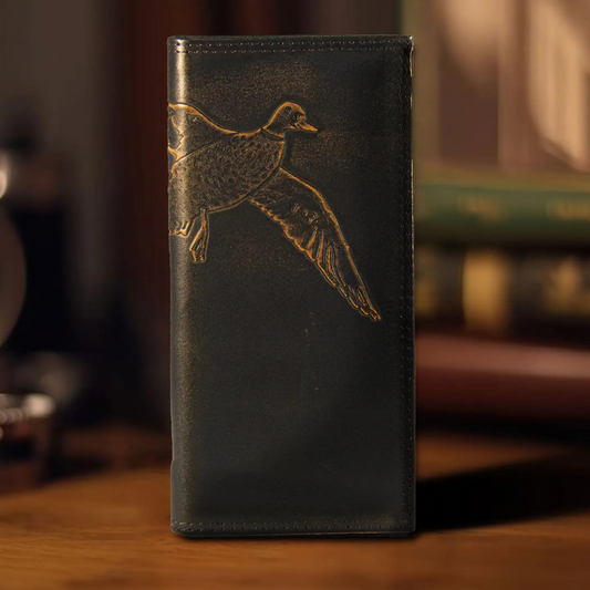 Mallard Burnished Leather Secretary Wallet | Zep Pro