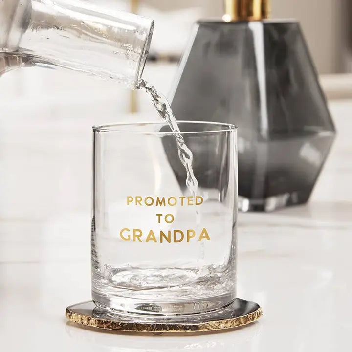 Old Fashioned Glass | Promoted to Grandpa