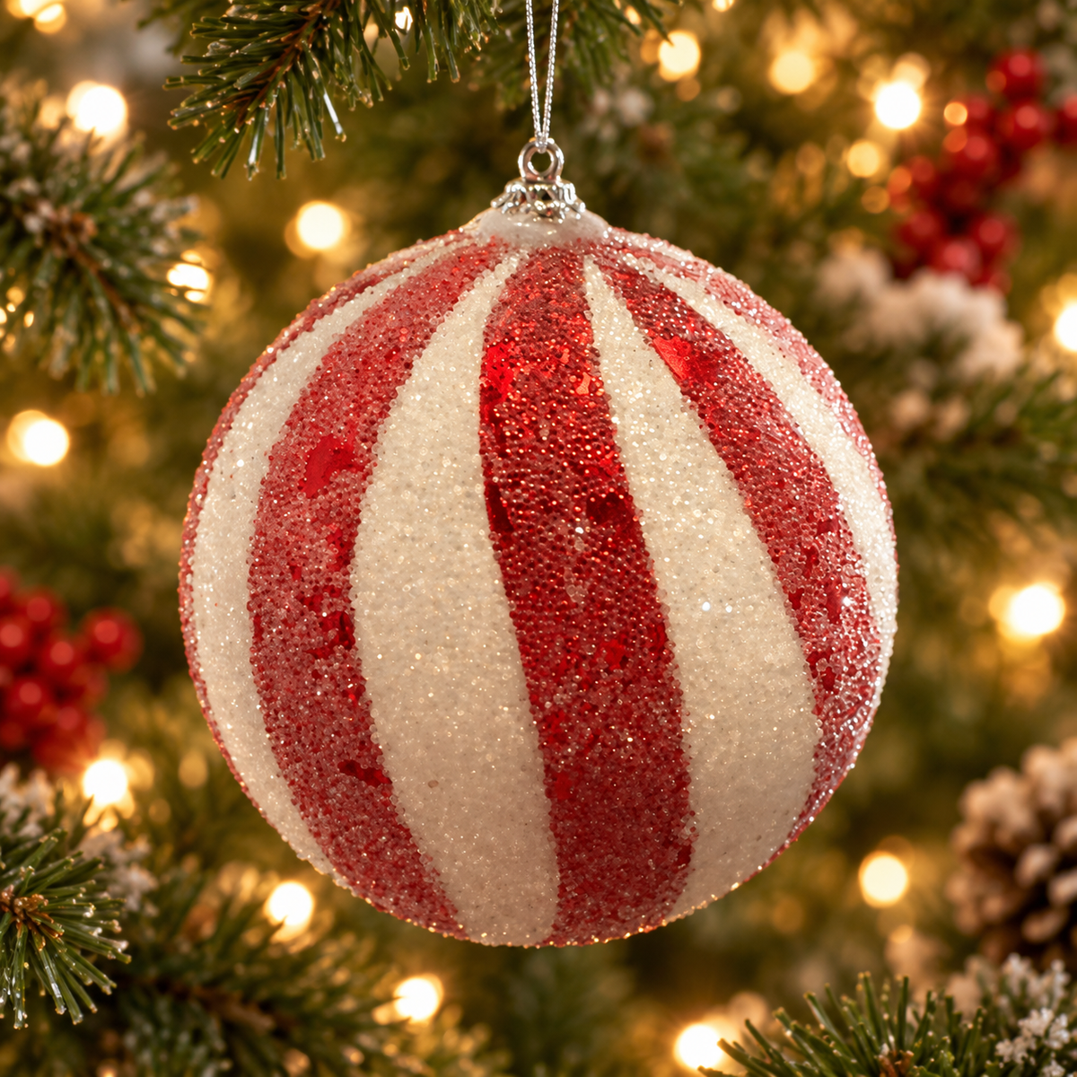Peppermint Twist Ornament