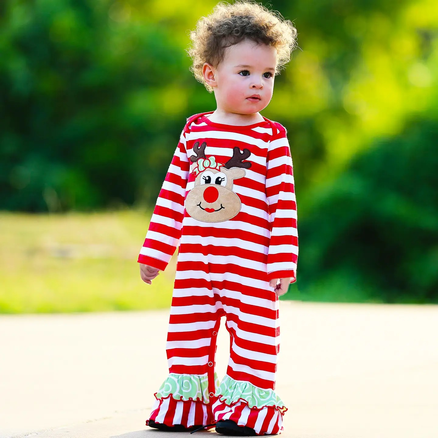Rudolph & Ruffles Romper