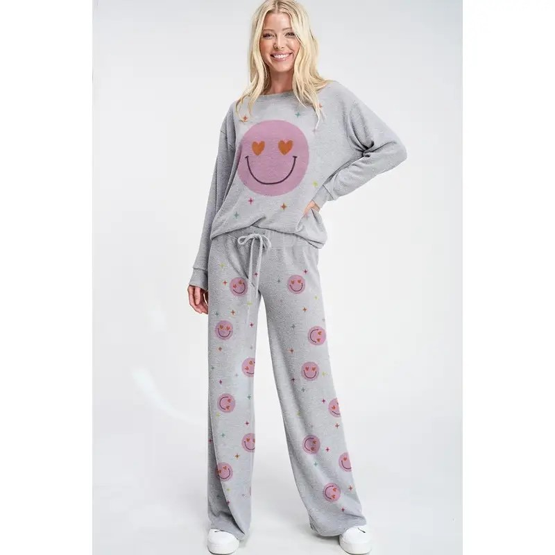 Love Smile Soft Brushed Lounge Set