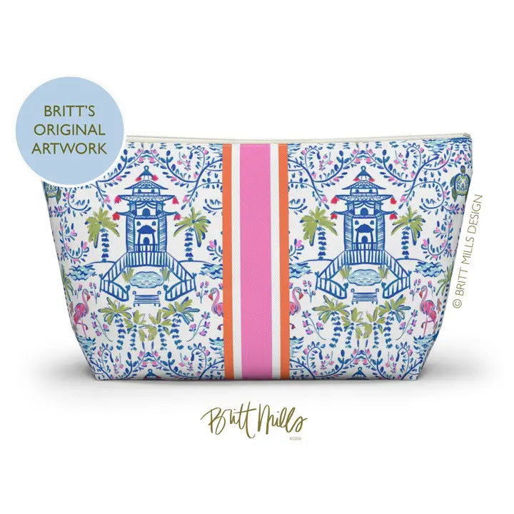 Colorful Chinoiserie Mahjong Tile Bag | Britt Mills