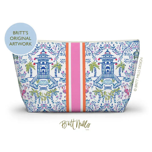 Colorful Chinoiserie Mahjong Tile Bag | Britt Mills