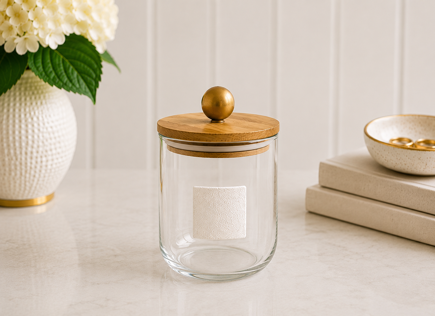 Happy Everything! Glass Storage Jar