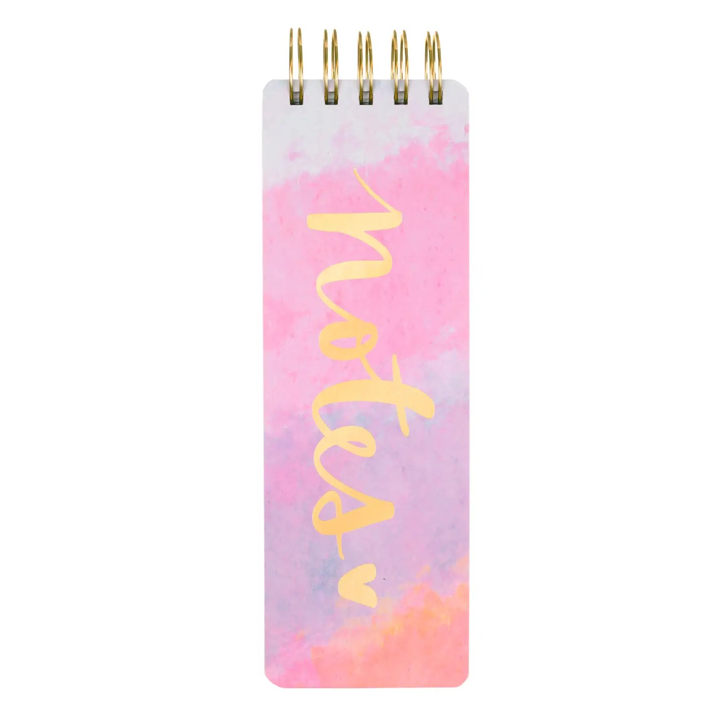 Golden Notes Jotter Notebook