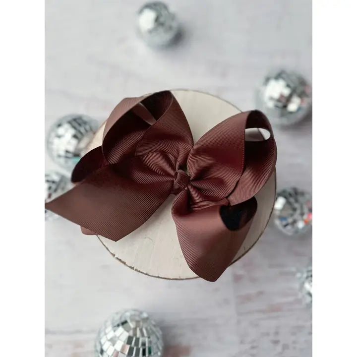 Large Hair Bow | 5.5 Inch Alligator Clip